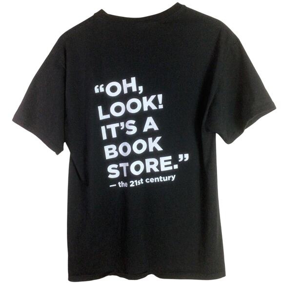 Chevalier’s Books Los Angeles bookstore T Shirt Black Large - Picture 1 of 5